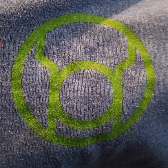 JUSTICE LEAGUE BOYS MEDIUM BLUE T-SHIRT - Picture 15 of 15